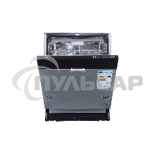 Встраиваемая посудомоечная машина Zigmund & Shtain DW 129.6009 X, черный, 59.8 см, 14 компл., 44 дБ, класс A++