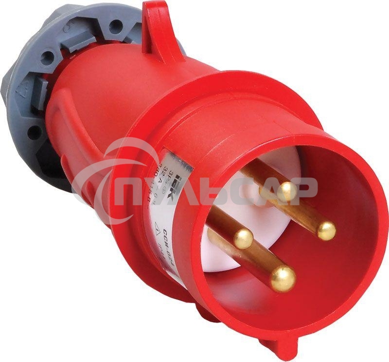 Вилка переносная Iek PSN02-032-4 ССИ-024 32А-6ч/380-415В 3Р + РЕ IP44 MAGNUM ИЭК