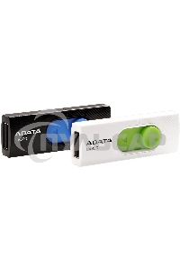 Флешка USB ADATA UV320 (AUV320-32G-RBKBL), 32 Gb, USB 3.2 Gen 1, R/W 100/30, черный/голубой