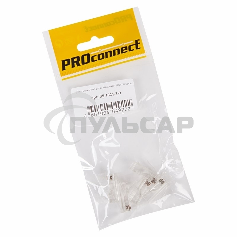 PROconnect Разъем RJ-45(8P8C) под витую пару, UTP, кат.5e (15 µ