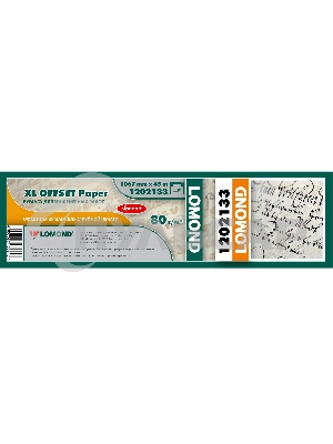 Бумага Lomond 1202133 1067мм-45м/80г/м2/белый матовое для струйной печати втулка:50.8мм (2