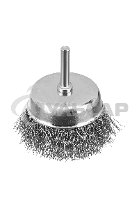 Набор щеток для дрели, 2 Плоские 50-75мм, 3 Чашки 25-50-75мм, шпилька, нерж.вит. проволока Denzel