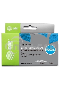 Картридж струйный Cactus CS-CD972 №920XL синий (14.6 мл.) для HP Officejet 6000/6500/7000/7500