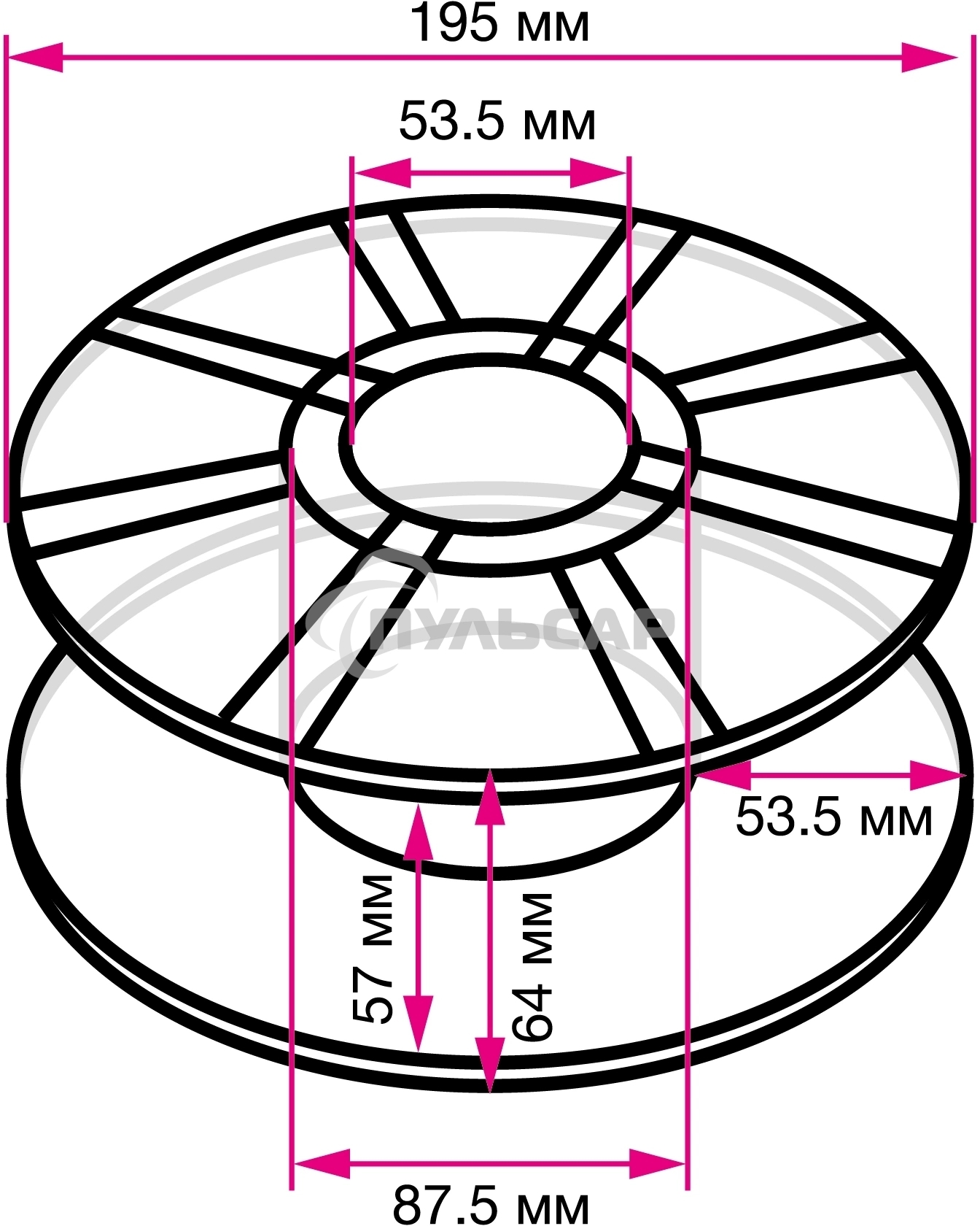 Пластик для принтера 3D Cactus CS-3D-PETG-1KG-PURPLE PETG d1.75мм 1кг L316м 1цв.