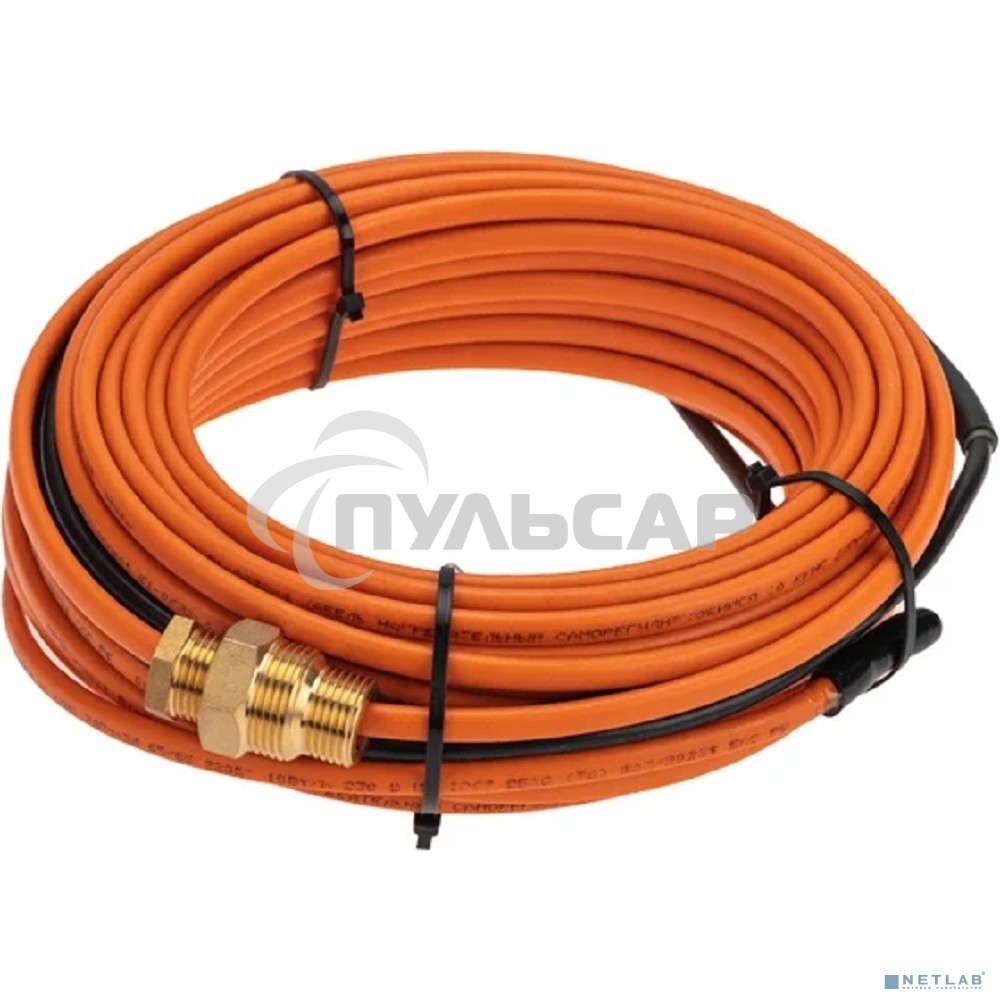 Кабель греющий саморегулирующийся 10 ККНС 2ЛПп-ЭЛ 65/85, в трубу, 20м/200Вт PROconnect