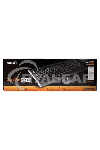 Комплект клавиатура + мышь A4TECH W 9300F USB черный, 2.4G наноприемник