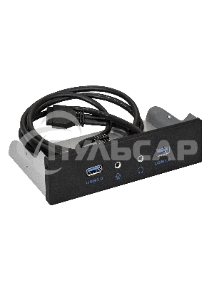 Планка USB на переднюю панель ExeGate EX289291RUS U5H-627, 5,25