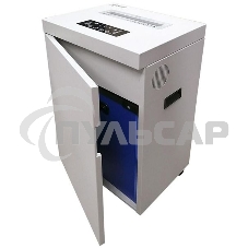 Шредер Office Kit S500 (2х15) белый (секр.P-5)/фрагменты/17лист./50лтр./скрепки/скобы/пл.карты/CD