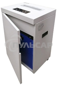 Шредер Office Kit S500 (2х15) белый (секр.P-5)/фрагменты/17лист./50лтр./скрепки/скобы/пл.карты/CD