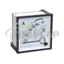 Амперметр Э47 72х72мм 600/5А кл. точн. 1.5 ИЭК IPA10-6-0600-E