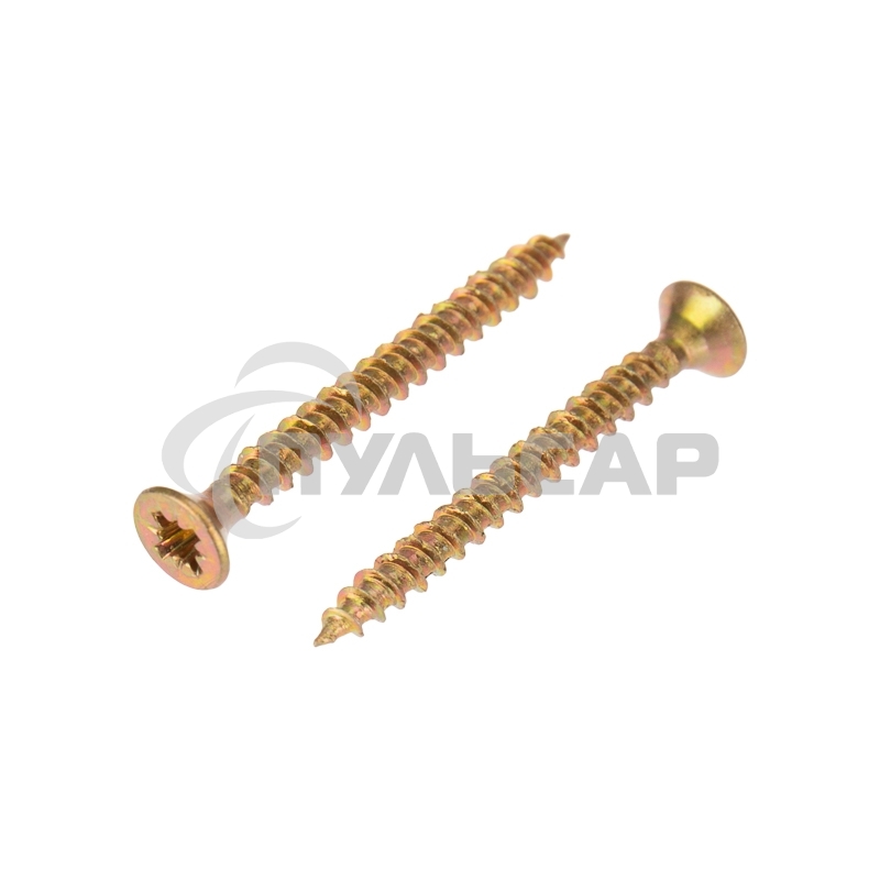 Саморез универсальный KRANZ 3х30, желтый цинк, пакет (20шт.)