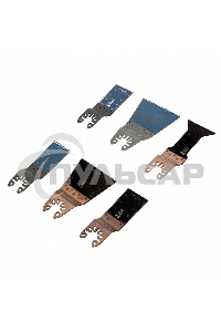 Набор насадок для МФИ по дереву и металлу, 6 шт. Denzel