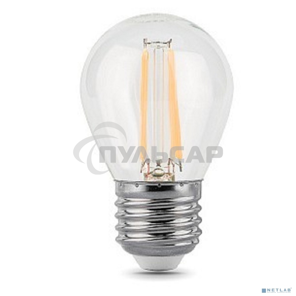 Лампа светодиодная Filament Шар E27 5Вт 2700К Gauss 105802105