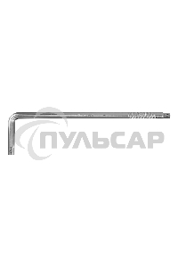 Вороток Г-образный Denzel 375*100 мм, квадрат 1/2