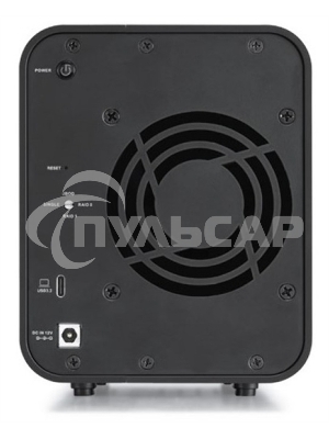 Сетевое хранилище TerraMaster D2-320 DAS tower/JBOD,RAID0,1/up to 2 SATA(3,5' or 2,5')/1xUSB3.1 Type-C gen2/1xPS/1YW