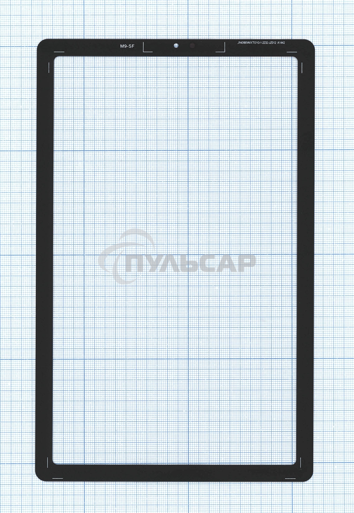 Стекло для Lenovo Tab M9 черное