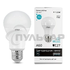 Светодиодная лампа Gauss LED Elementary 23225A60 15W E27 4100K 1/10/40 груша
