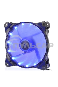 Вентилятор для корпуса Crown CMCF-12025S-1221 черный/синий, 120 мм, 1650 об/мин, 28 дБ, 3 pin