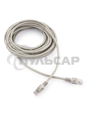 Патч-корд UTP Cablexpert кат.5e, 7.5м, литой, многожильный (серый)
