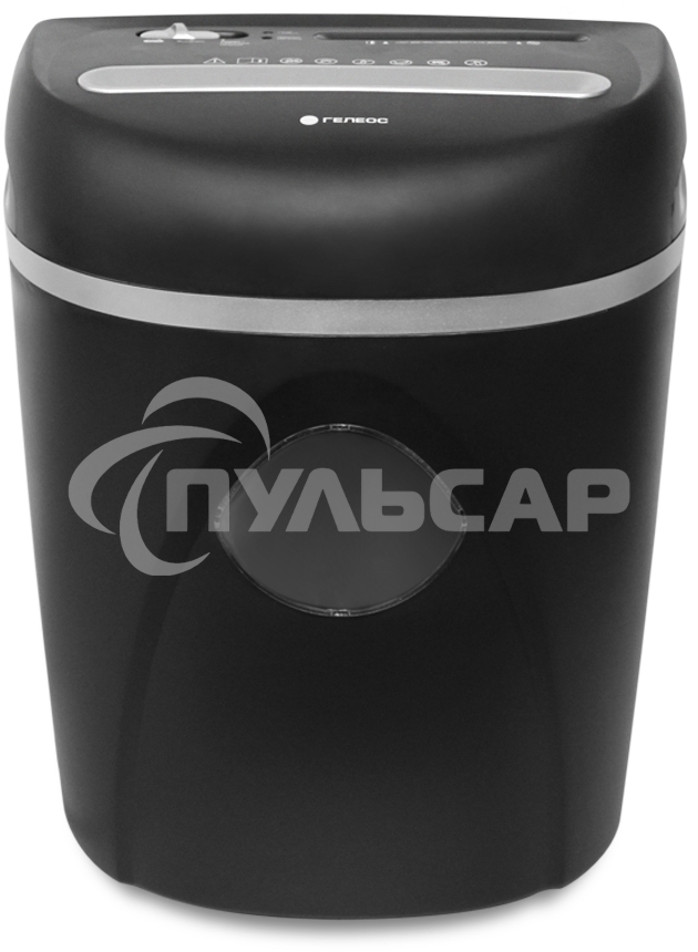 Шредер ГЕЛЕОС Уничтожитель документов УП23-4 DIN P-4 (4 ур-нь секр.), фрагмент 3,9х35мм, 14-16 лист (70г/м2), CD/пл.карты/скрепки/скобы, 23 л.