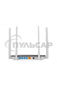 Беспроводный маршрутизатор Mercusys AC12, Dual Band, (867Мбит/с на 5 ГГц + 300Мбит/с на 2,4 ГГц)4 порта 100 Мбит/с, 4 фиксированных антенны