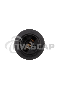 Патрон пластиковый термостойкий подвесной с кольцом Е14, черный Rexant