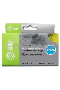 Картридж струйный Cactus CS-CB325N №178XL желтый (14.6 мл.) для HP PhotoSmart B8553/C5383/C6383/D5463