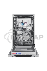 Встраиваемая посудомоечная машина Maunfeld MLP4249G02, серебристый, 44.8 см, 9 компл., 49 дБ, класс A++