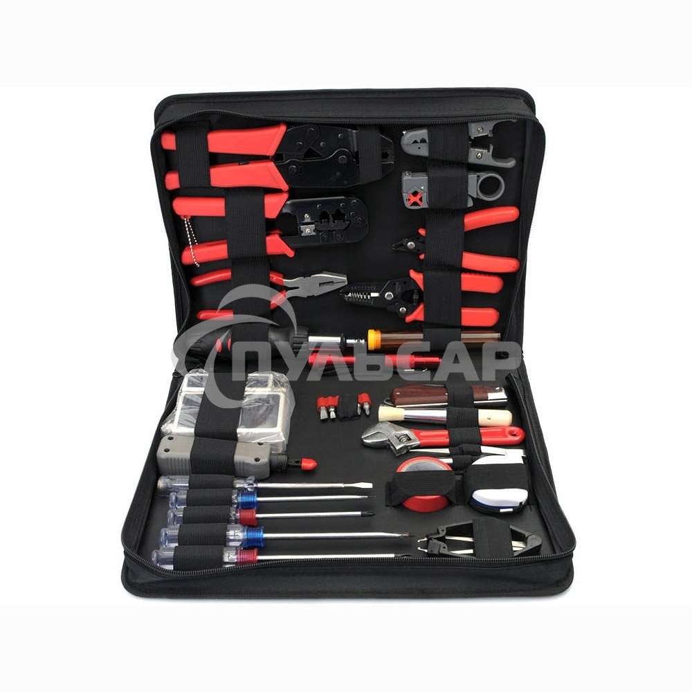 Монтажный инcтрумент Gembird TK-NETWORK Набор инструментов, 31 предмет, ret