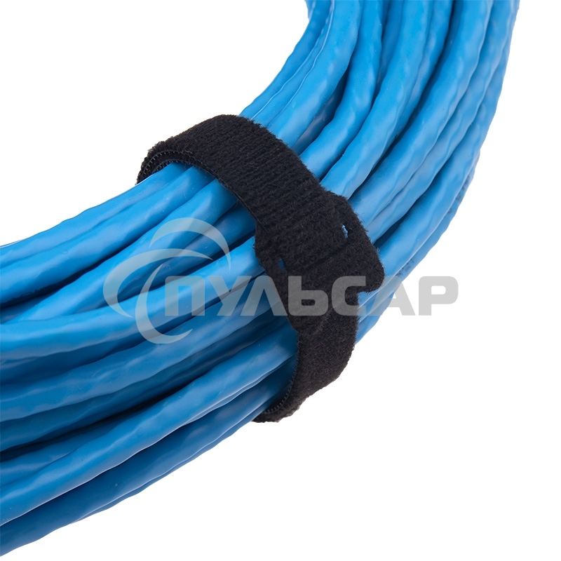 Хомут–липучка многоразовый 230х13 мм, черный (упак. 12 шт.) Rexant