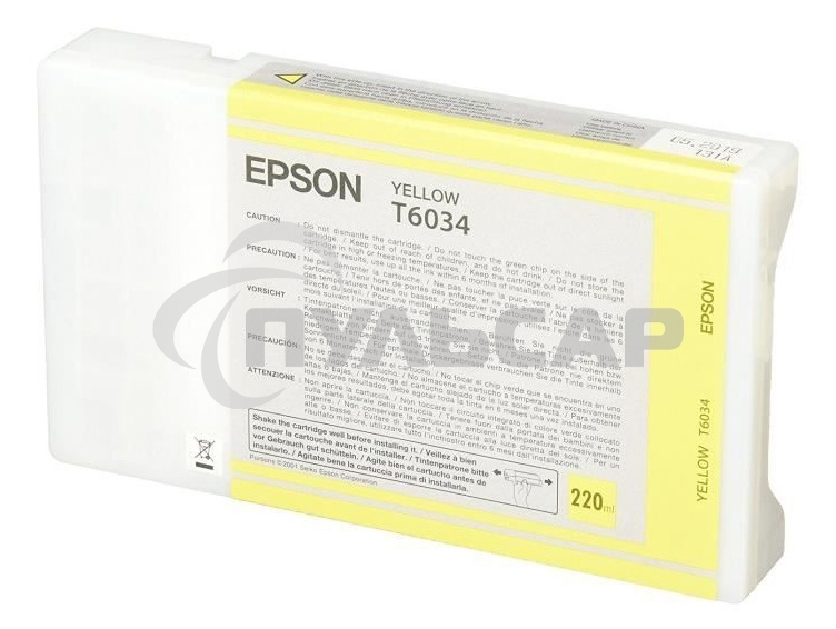 Картридж струйный Epson C13T603400 желтый для Epson St Pro 7880/9880 (220мл)
