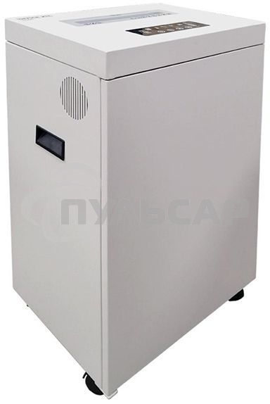 Шредер Office Kit S500 (2х15) белый (секр.P-5)/фрагменты/17лист./50лтр./скрепки/скобы/пл.карты/CD