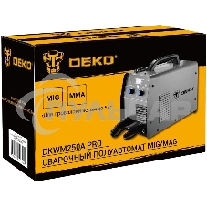 Сварочный полуавтомат Deko DKWM250A MIG-MAG/ММА 7кВт