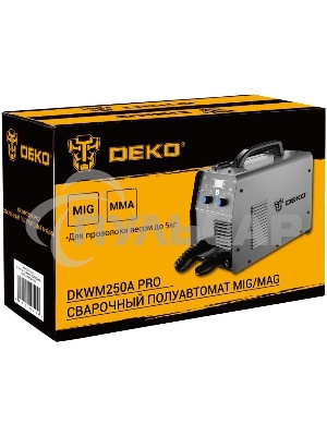 Сварочный полуавтомат Deko DKWM250A MIG-MAG/ММА 7кВт