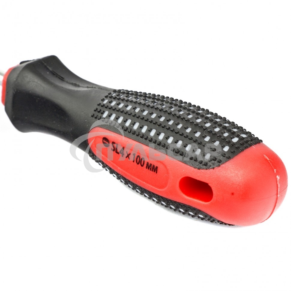 Отвертка Matrix Fusion, SL4,0 х 100 мм, CrV, 3-х компонентная рукоятка 