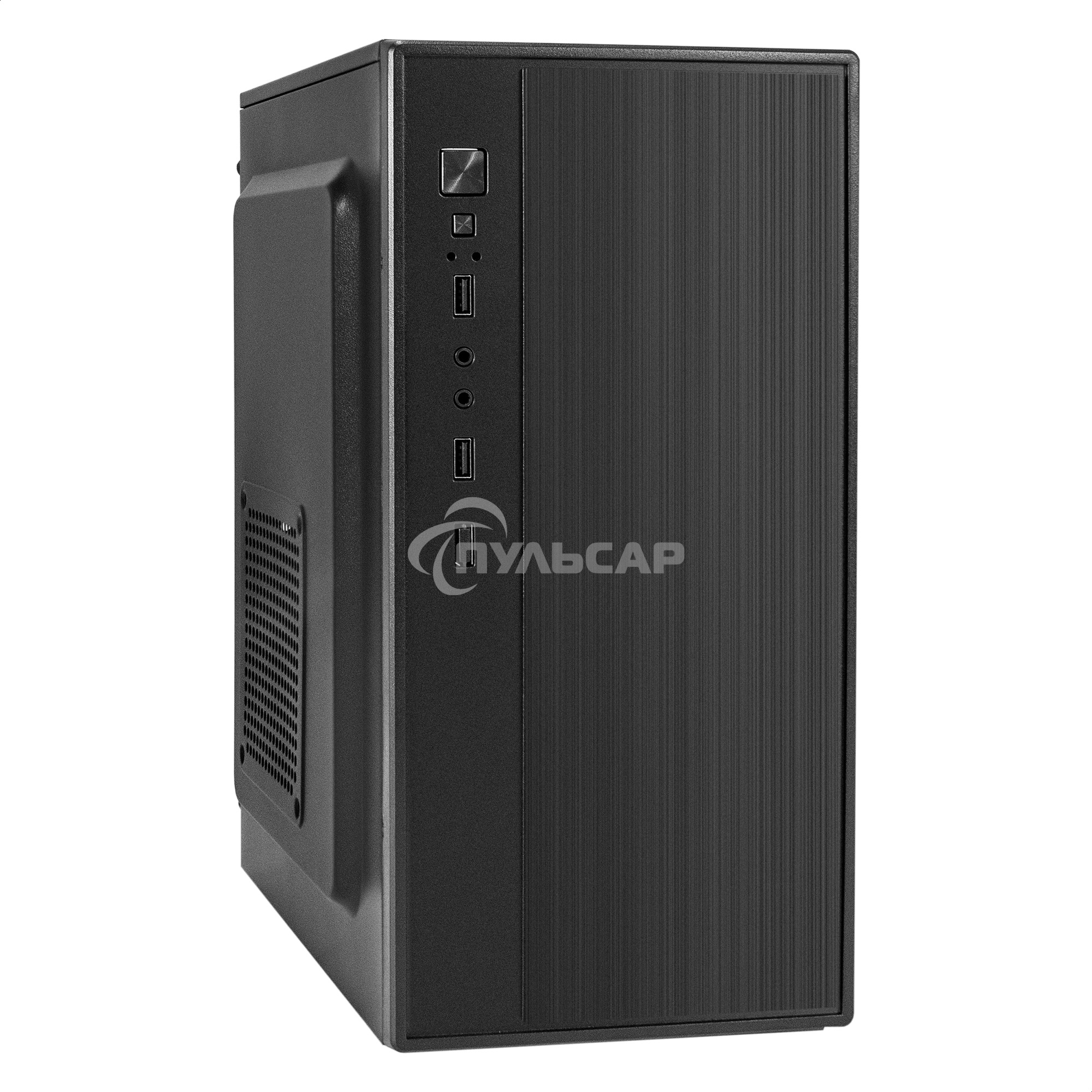 Компьютерный корпус Minitower ExeGate BAA-408-AAA350 (mATX, БП AAA350 с вент. 8см, 2*USB, HD Audio, черный)