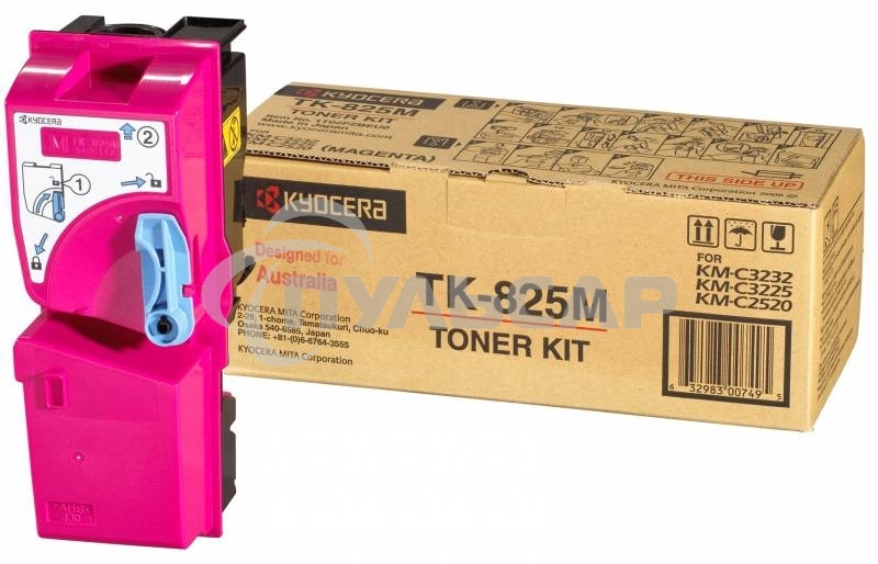 Картридж лазерный Kyocera TK-825M (1T02FZBEU0) пурпурный для KM-C2520/C2525E/C3225/C3232/3232E/C4035E 7000 стр.