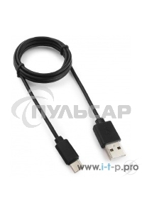 Кабель USB Гарнизон GCC-USB2-AMCM-1M, USB2.0 AM/ USB3.1 Type-C, 1м, пакет