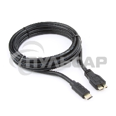 Кабель Cablexpert CCP-USB3-mBMCM-6 USB3.0 microBM/USB3.1TypeC, 1.8м, 