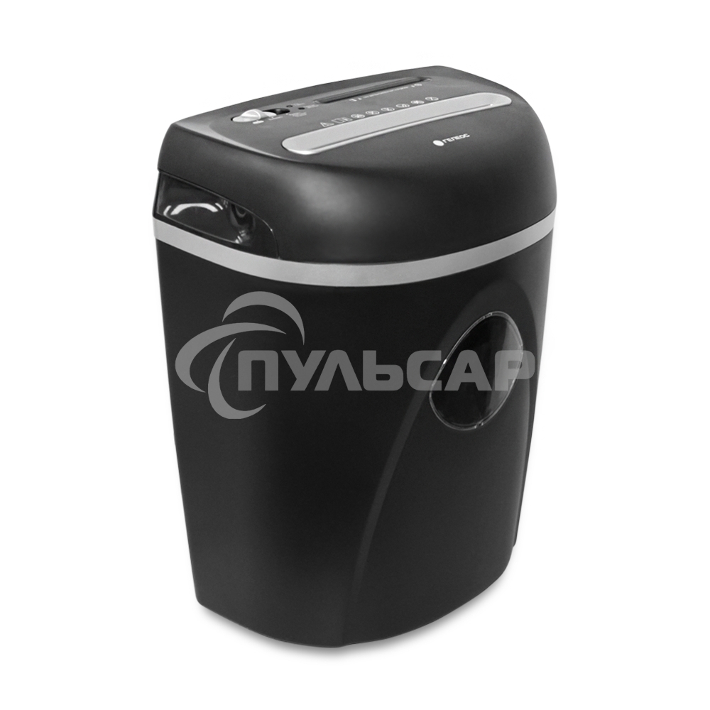 Шредер ГЕЛЕОС Уничтожитель документов УП23-4 DIN P-4 (4 ур-нь секр.), фрагмент 3,9х35мм, 14-16 лист (70г/м2), CD/пл.карты/скрепки/скобы, 23 л.