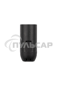 Патрон пластиковый термостойкий подвесной Е14, черный Rexant