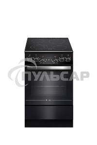 Плита электрическая Gefest ЭП Н Д 5560-03 0057 черный, конфорок 4 электрических, духовка 55 л, 50 см x 85 см x 58.5 см