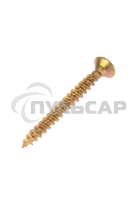 Саморез универсальный KRANZ 3х30, желтый цинк, пакет (20шт.)