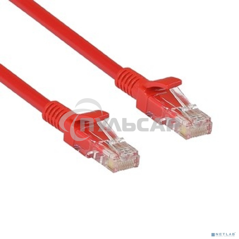 Патч-корд ExeGate UTP-RJ45-RJ45-5e-5M-RD, UTP, cat.5e, 5м, красный