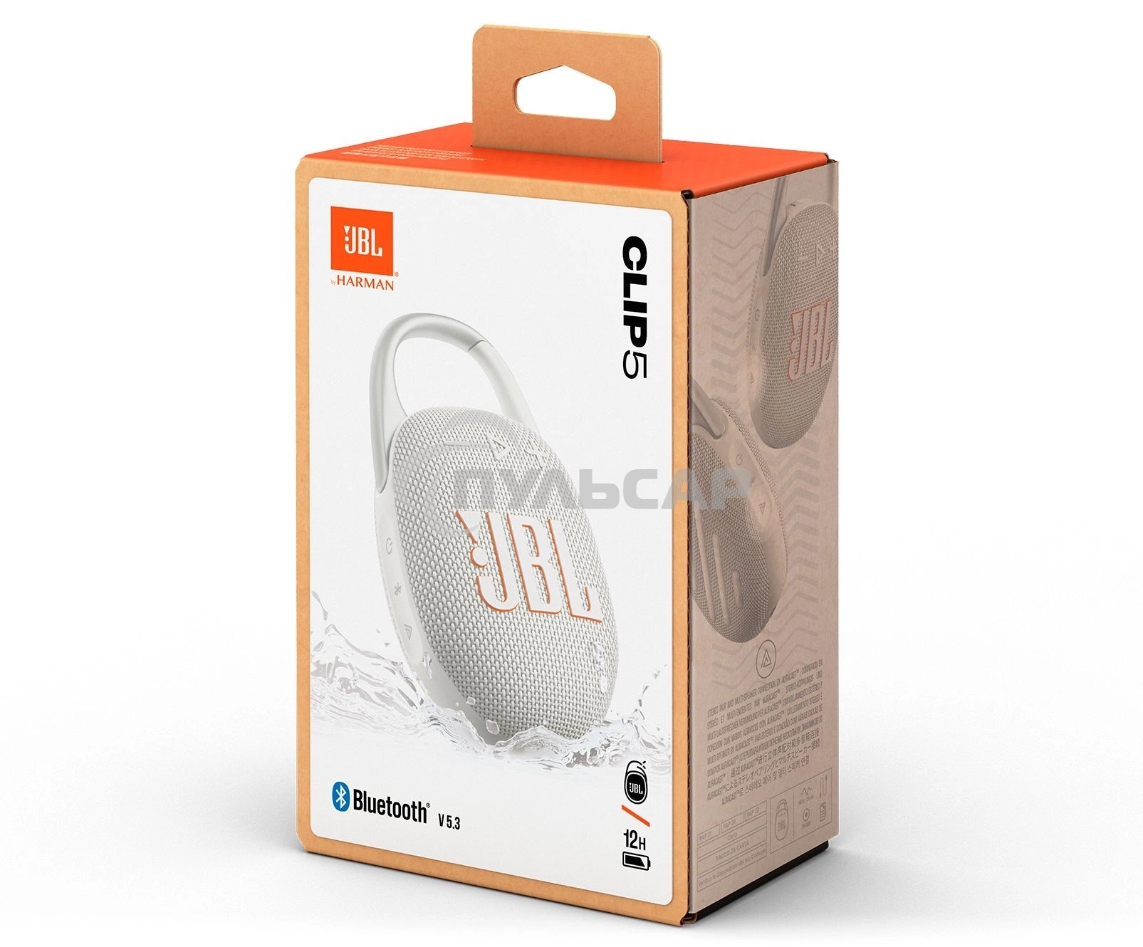 Портативная акустика JBL CLIP 5, белый
