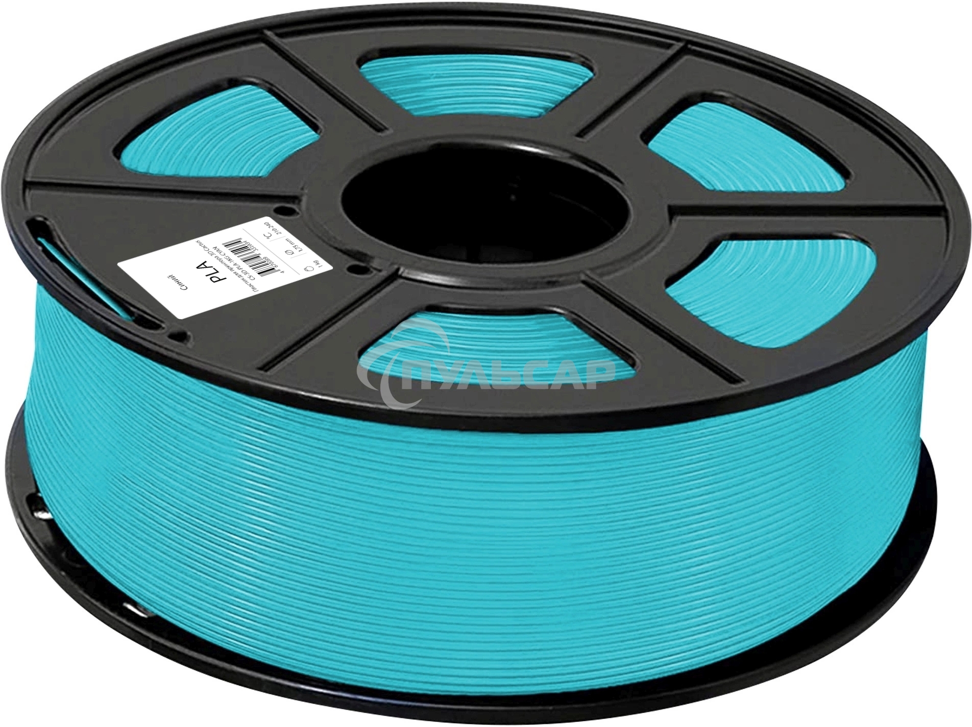 Пластик для принтера 3D Cactus CS-3D-PLA-1KG-CYAN PLA d1.75мм 1кг 1цв.