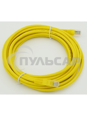 Патч-корд molded 5E Copper 5m желтый