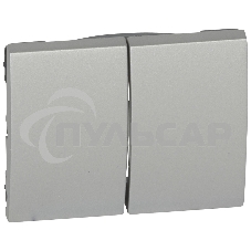 Лиц. панель д/дв. выкл., aluminium Лиц. панель д/дв. выкл., aluminium