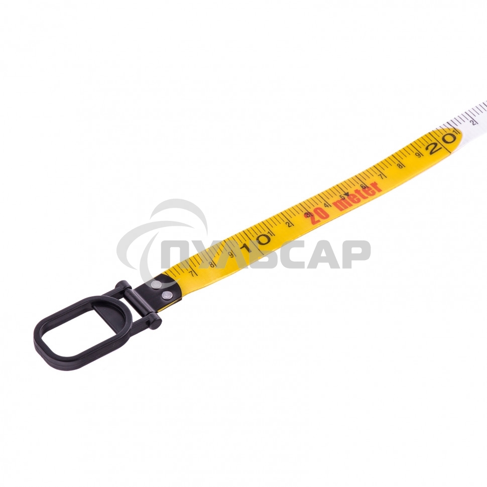 Рулетка геодезическая Matrix 20 м х 15 мм, закр. корп., фибергласс. лента, двуст. шкала, PRO