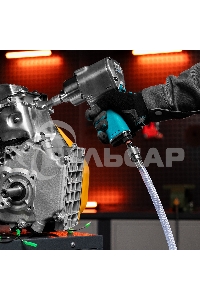 Шланг пневматический ПВХ, 10x16мм, 18 бар, армированный, прозрач., быстросъем, 30м Stels